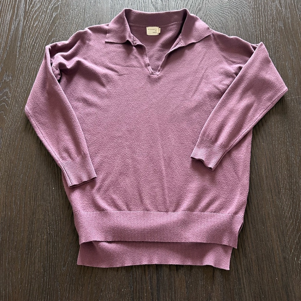Dreamers V-Neck Sweater in Soft Lavender
